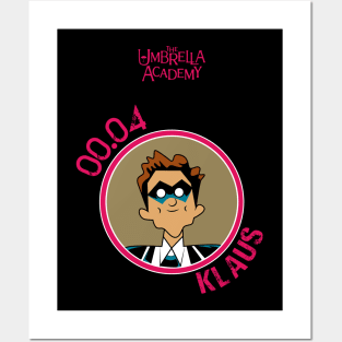 UMBRELLA ACADEMY: KLAUS CARTOON (PINK) Posters and Art